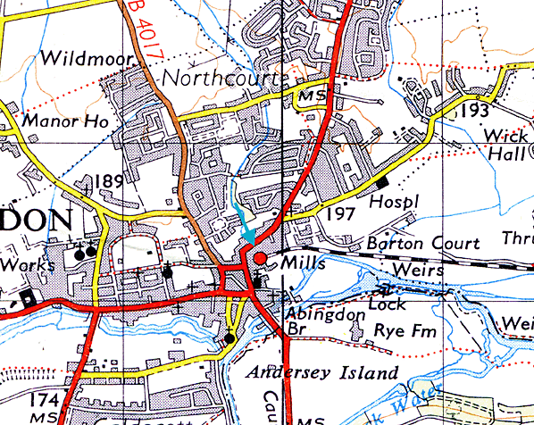 map of abingdon