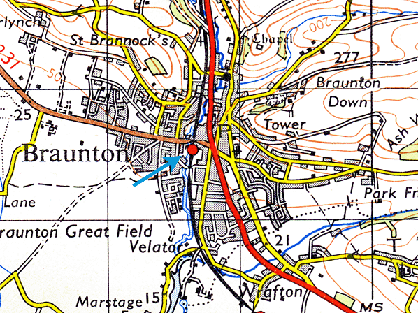 Braunton Map 