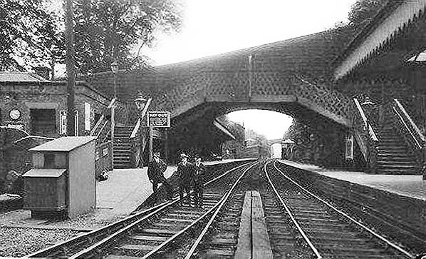 1 Halifax Mytholmroyd. Luddendenfoot Railway Station Photo 