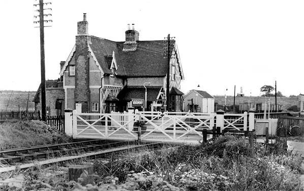 Layout of Ridgmont station; Click here for a larger version.