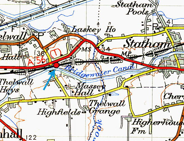 Thewall Station in May 1948. The train is the 16.55 stopping service ...